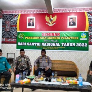 Hari Santri Nasional Tahun 2022 Di Hadiri Sri Kumala SE.MM Sebagai Narasumber
