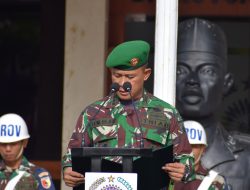 Pesan Danrem Kolonel Deni, Dampak Climate Change Kita Harus Tetap Sehat