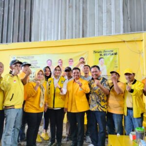 Pererat Silaturahmi, Airin Dan Sachrudin Kunjungi Sekretariat PK Partai Golkar Cibodas