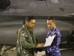 Tingkatkan Skill dan Profesiensi, Fighters Lanud Iswahjudi Latihan Terbang Malam