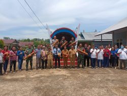 Rapat Koordinasi Persiapan Festival Kampung Budaya Dayak Bidayuh Bijagoi di Ikuti Oleh Wadan Satgas 645/Gty
