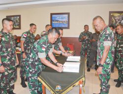 Danrem JO Pimpin Serah Terima Satgas Pamwiltasrat RI-PNG Kolakops 172/PWY