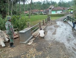 Satgas TMMD Kejar Target Pembangunan Jembatan