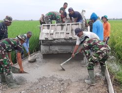 TMMD Membawa Berkah Bagi Masyarakat Desa Kertajaya