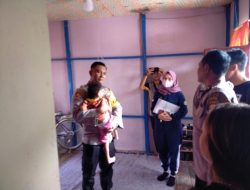 Peduli Stunting, Kapolsek Batu Ampar Salurkan Bantuan Hingga Ajak Dokter Lakukan Pemeriksaan
