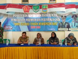 TMMD Ke 115 Gelar Penyuluhan Kenakalan remaja, Pemberdayaan Perempuan dan Perlindungan anak