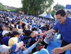 PAN Menang, Erick Thohir Wapres Menggema di Senam Massal PAN, Relawan Erick Thohir Bilang Mantap