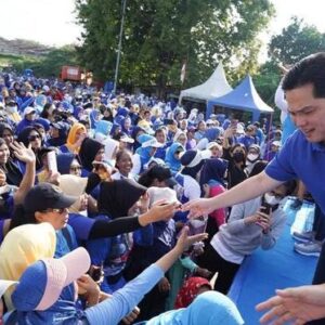 PAN Menang, Erick Thohir Wapres Menggema di Senam Massal PAN, Relawan Erick Thohir Bilang Mantap
