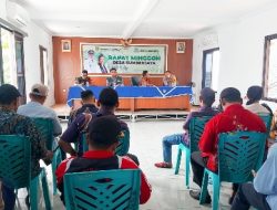 Ajak Masyarakat Tingkatkan Keamanan Babinsa Tuangkan Pada Rapat Minggon