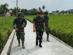 Kolonel inf Ribinson Talupadang Kasiter Korem 051 Tinjau Lokasi TMMD ke 115
