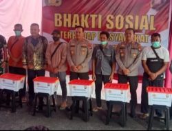 Kapolda Kalbar Irjen. Pol. Drs. Suryanbodo Asmoro, M.M Kunker ke Polres Melawi Salurkan Bansos