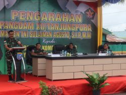 Lanjutkan Kunjungan Kerja di Ketapang, Pangdam XII/Tpr Sambangi Kompi 3 Yonif Mekanis 643/Wns