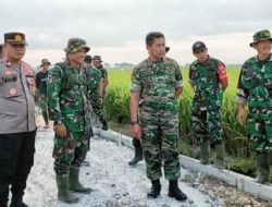 Brigjen TNI Yustinus Nono Yulianto, S.E, M.Si Tinjau Lokasi TMMD ke 115