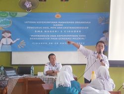Perayaan Hari Sumpah Pemuda, Yayasan SAPA INDONESIA Dan Osis SMAN 1 Cigudeg Selenggarakan Latihan Management Osis