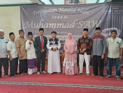 Tingkatkan Ukhuwah Islamiah Babinsa Hadiri Peringatan Maulid Nabi Muhammad SAW