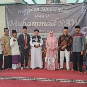 Tingkatkan Ukhuwah Islamiah Babinsa Hadiri Peringatan Maulid Nabi Muhammad SAW
