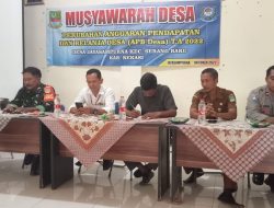 Murendes Desa Jayasampurna Di Hadiri Babinsa Koramil 12 Serangbaru