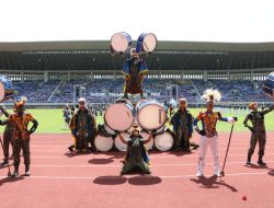 DRUMBAND TARUNA AAU MERIAHKAN FESTIVAL PELAJAR NUSANTARA 2022