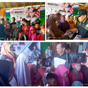 Peringati HUT Ke 1 Media Online / Cetak monitor24.id Gelar Tasyakuran, Santunan Dan Doa Bersama