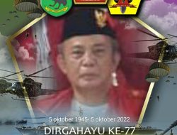 Sekjen Organisasi AWDI B.Wadja.S.SH Mengucapkan Selamat Dirgahayu TNI ke 77 Tahun