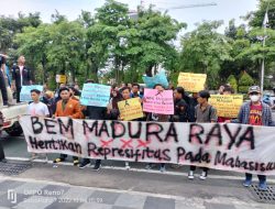 Bawa Jeritan Hati Masyarakat, BEM Madura Raya Gelar Demo Dua Titik