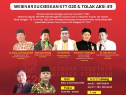 SUKSESKAN G20, TOLAK AKSI MASA REUNI 411