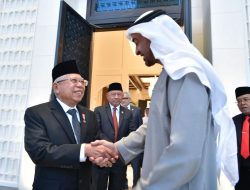 Bertemu Presiden PEA, Wapres Harapkan Kerja Sama Pembangunan School of Future Studies di Indonesia Segera Terealisasi