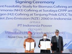 Percepat Transisi Energi, PLN Gandeng Mitsubishi Uji Coba Co-firing Amonia dan Hidrogen pada Pembangkit Listrik