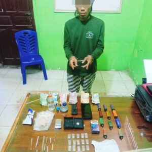 Pria Pemilik 17 Paket Sabu Ditangkap Personil Polsek Kuntodarussalam