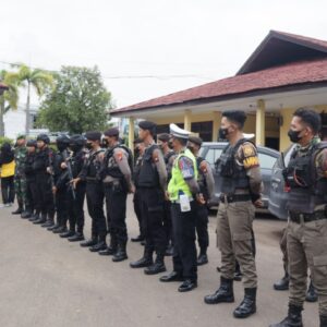 Jelang Pembukaan MTQ Tingkat Provinsi, Polres Ketapang Gelar Patroli Gabungan Skala Besar