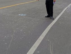Kecelakaan Libatkan Kendaraan Sepeda Motor Dan Truck di Jalur Puncak