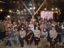 Kapolres Kubu Raya Launcing Program “BESILE BINGKE KOPI” Di Kecamatan Sungai Kakap, Uni Tujuannya