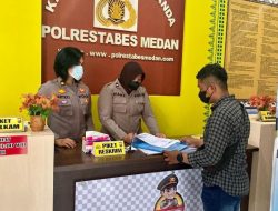 SPKT Polrestabes Medan Melayani Setiap Waktu dan Tulus Iklas