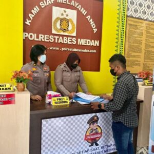SPKT Polrestabes Medan Melayani Setiap Waktu dan Tulus Iklas