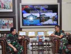 Pangdam XII/Tpr Terima Kunjungan Tim Pokja Kajian Strategis Sahli Kasad Bidang Bantuan Manusia