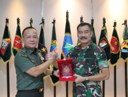 Pangdam XII/Tpr Terima Kunjungan Kerja Tim Peneliti Puslitbang Strahan Balitbang Kemhan