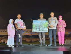 Malam Tradisi Perwira Semakin Haru Dengan Penampilan Rere Regina, Kepedulian Polri Untuk Sesama