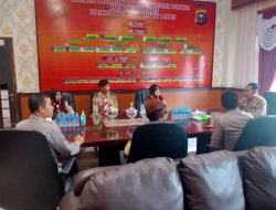 Kapolres Rohul Melepas Empat Anggota Pramuka Peserta Pertikaranas Di Bumi Perkemahan Gandus