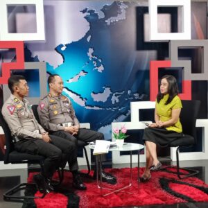 Luar Biasa Ditlantas Polda Kalbar Gelar Talkshow Tentang ETLE di Kompas TV Pontianak