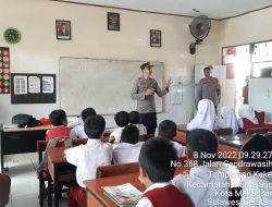 Wakapolsek Mamajang Turut Andil Safari Sekolah Dikecamatan Mamajang