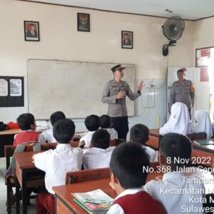 Wakapolsek Mamajang Turut Andil Safari Sekolah Dikecamatan Mamajang