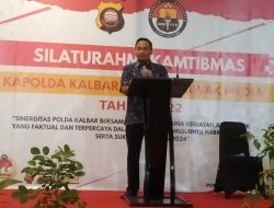 Polda Kalbar Silaturahmi Bersama Awak Media Dan Organisasi Media Di Hotel Golden Tulip