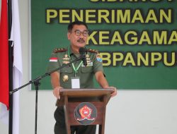 Sidang Parade Tingkat Pusat Penerimaan Cata PK Reguler dan Keagamaan Gel. II TA 2022 di Pimpin Langsung Oleh Pangdam XII/Tpr