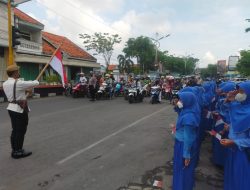 Peringati Hari Pahlawan, Sat. Lantas Polres Sampang Ajak Masyarakat Upacara Di Titik Nol Kilometer Sampang