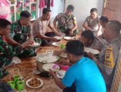 Adakan Acara Makan Bersama TNI – POLRI Tunjukan Kekompakan Dan Sinergitas