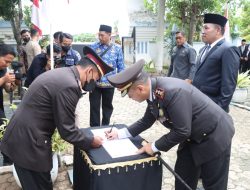 Kapolres Sampang Pimpin Upacara Ziarah Nasional Di TMP Dalam Rangka Hari Pahlawan Tahun 2022