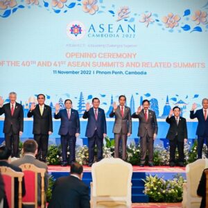 Presiden Jokowi dan Ibu Iriana Hadiri Upacara Pembukaan KTT ASEAN Kamboja