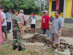Jalan Perum Bekasi Griya Pratama Jadi Sasaran Babinsa Koramil 01 Tambun