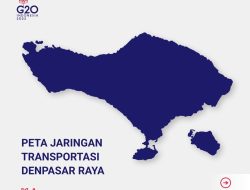 Peta Jaringan Transportasi Denpasar Raya