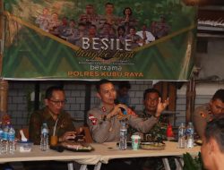 Tampung Aspirasi Masyarakat,AKBP Jerrold H.Y Kumontoy, S.I.K., M.Si,Ajak Warga Besile Bingke Kopi di Café Kampung Kencana